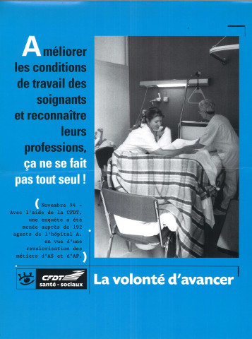 Améliorer les conditions de travail des soignants et reconnaître leurs professions, ça ne se fait pas tout seul !