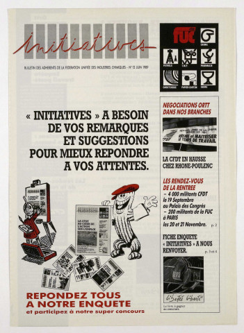 Initiatives n°12 de juin 1989