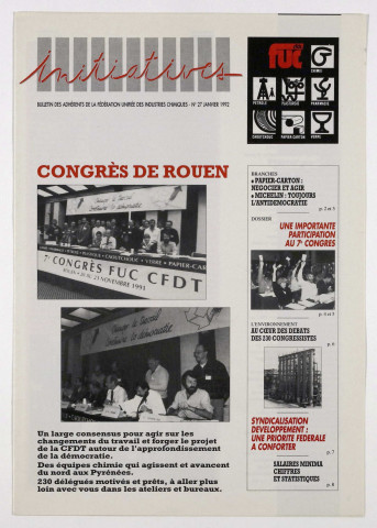 Initiatives n°27 de janvier 1992