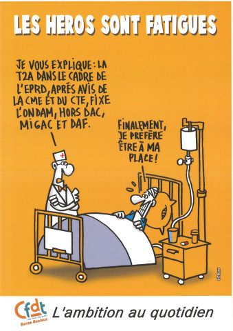 Je vous explique : la T2A dans le cadre de l'EPRD, après avis de la CME et du CTE, fixe l'ONDAM, hors DAC, MIGAC et DAF. Finalement, je préfère ma place !