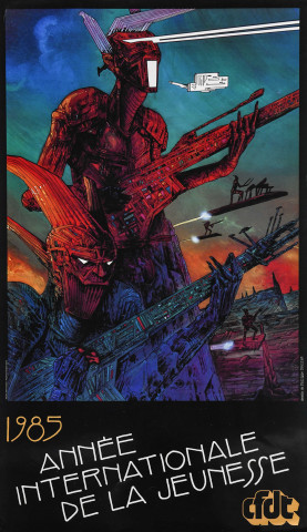 1985. Année internationale de la jeunesse. CFDT.