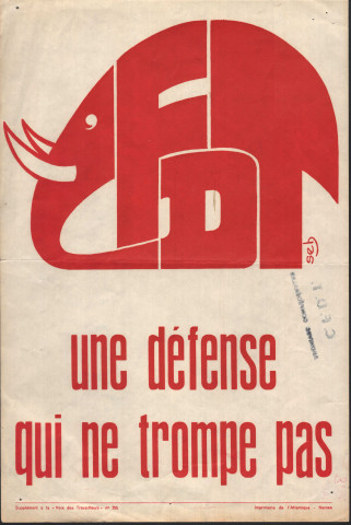 CFDT. Une défense qui ne trompe pas.
