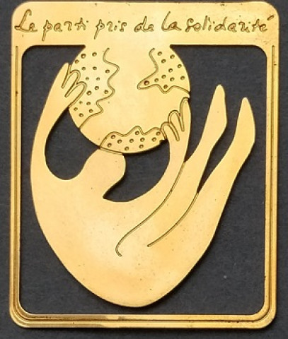 [Marque-page signet "Le parti pris de la solidarité"]
