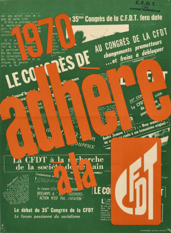 1970. Adhère à la CFDT.