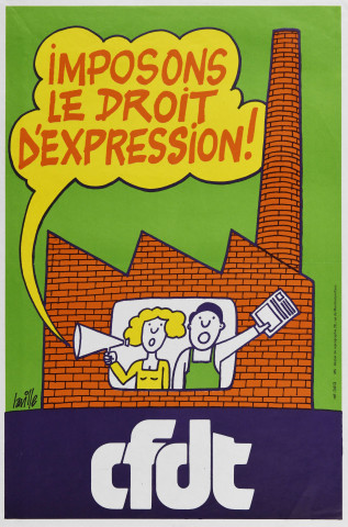 Imposons le droit d'expression !