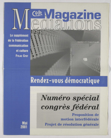 Magazine Médiations de mai 2001