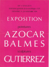Affiche de l'exposition peintures Azocar Balmes et Gutierrez, 36e congrès
