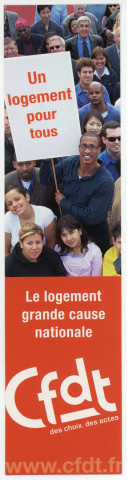 [Marque-page "Un logement pour tous. Le logement grande cause nationale" : [Verso] APPELS... Pas-GRL sécurise et facilite l'accès au logement...]