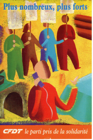 [Autocollant "Plus nombreux, plus forts"]