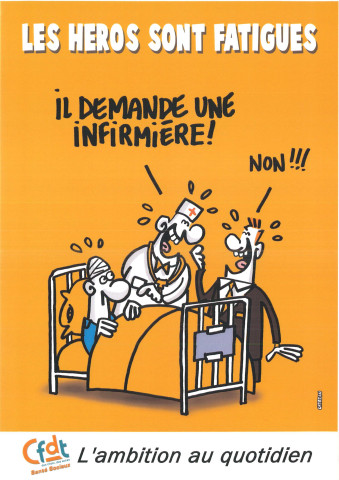 Il demande une infirmière ! Non !!!