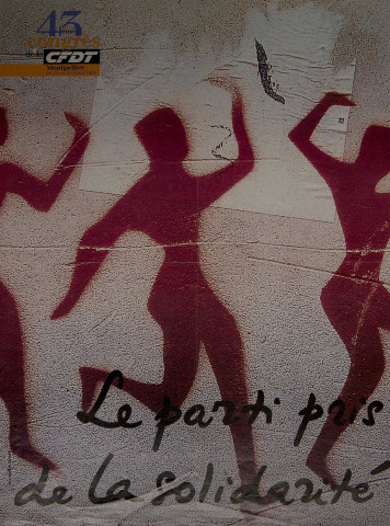 43è congrès CFDT. Montpellier 21-24 mars 1995. Le parti pris de la solidarité.