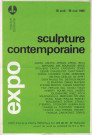 Espace Belleville. 18 avril-15 mai 1985. Sculpture contemporaine, expo.