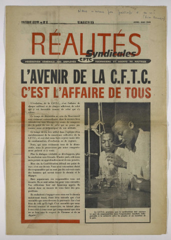 Réalités syndicales n°5 de avril 1964