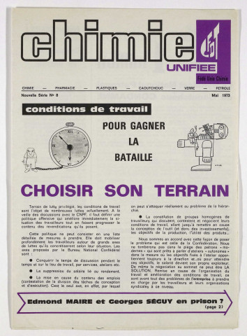 Chimie unifiée n°8 de mai 1973