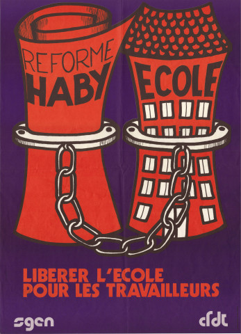 Réforme Haby / École. Libérer l'école pour les travailleurs