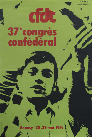 CFDT. 37e congrès confédéral. Annecy mai 1976.