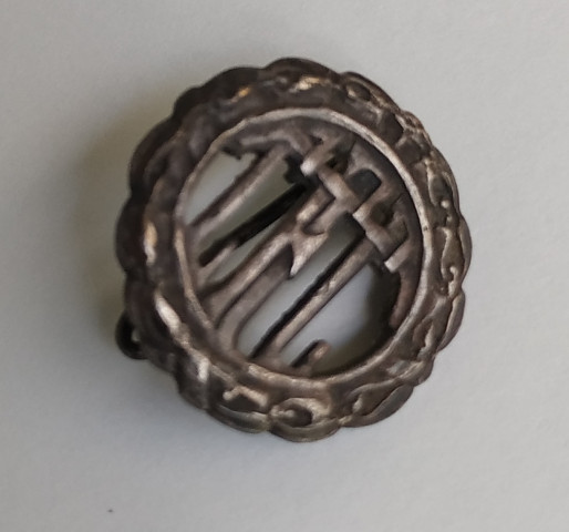 [Insigne boutonnière argenté logo CFTC]