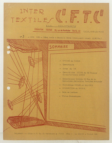 Intertextile n°3, mars 1963