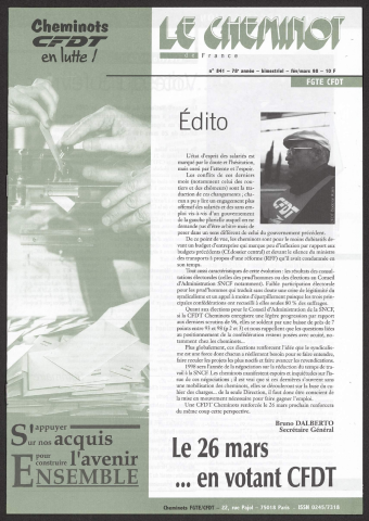 "en lutte!" n°841, février 1998