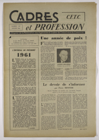 n°147 de janvier 1961