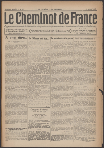 n°65, 15 avril 1923