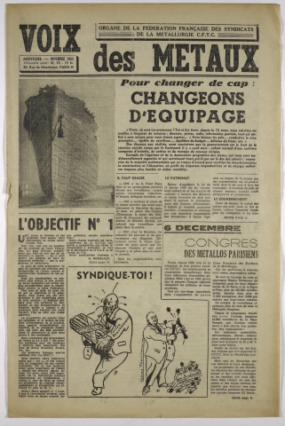 n°10, novembre 1952