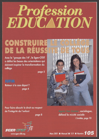 n°105, mars 2001