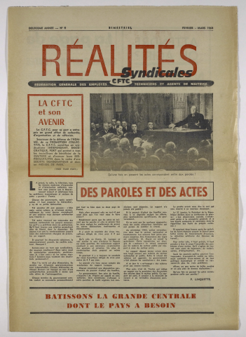 Réalités syndicales n°4 de février 1964