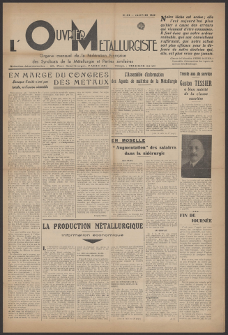 n°32, janvier 1939