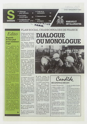 n°119/4, septembre 1987