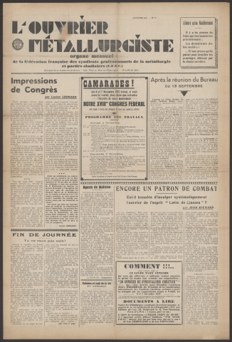 n°18, octobre 1937