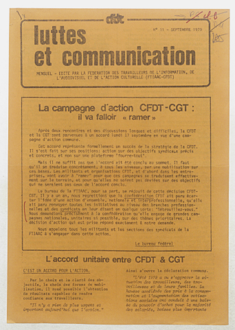 n°11 de septembre 1979