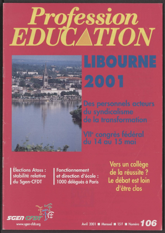 n°106, avril 2001