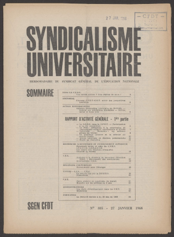 n°385, 27 janvier 1966