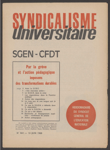 n°464, 13 juin 1968