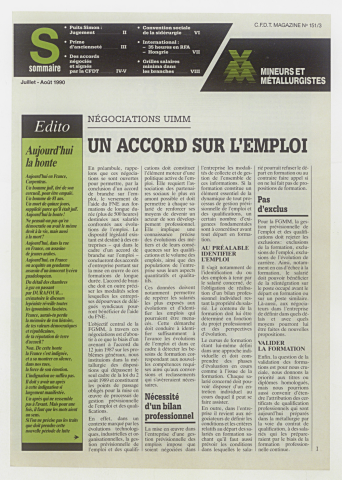 n°151/3, juillet 1990