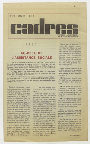 n°249 de avril 1971