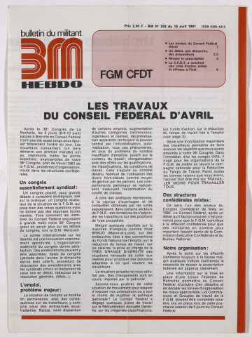 n°226, 16 avril 1981