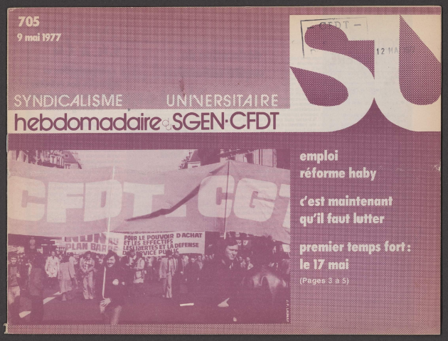 n°705, 9 mai 1977