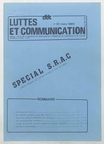 n°33 de mars 1984