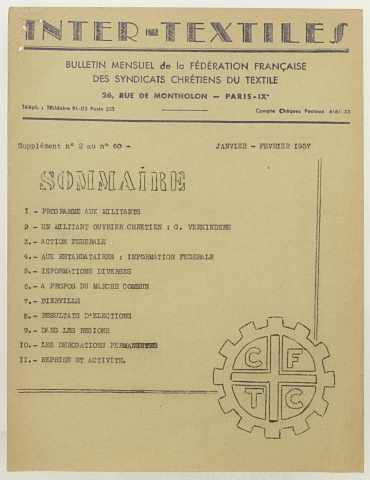 n°spécial, janvier 1957