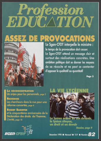 n°82, décembre 1998