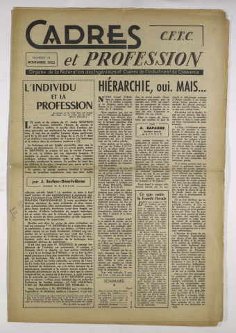 n°74 de novembre 1953