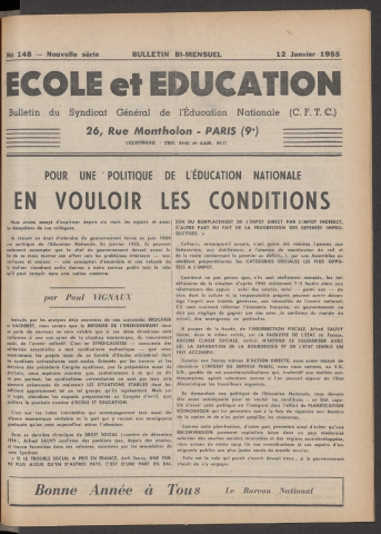 n°148, 12 janvier 1955
