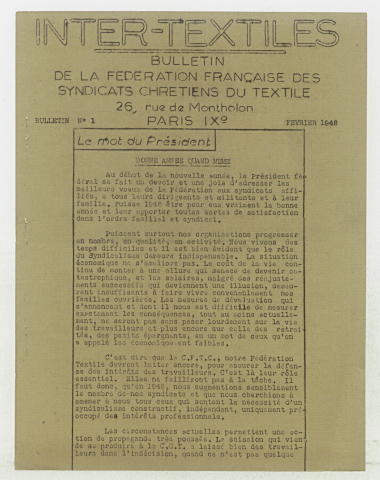 n°1, février 1948