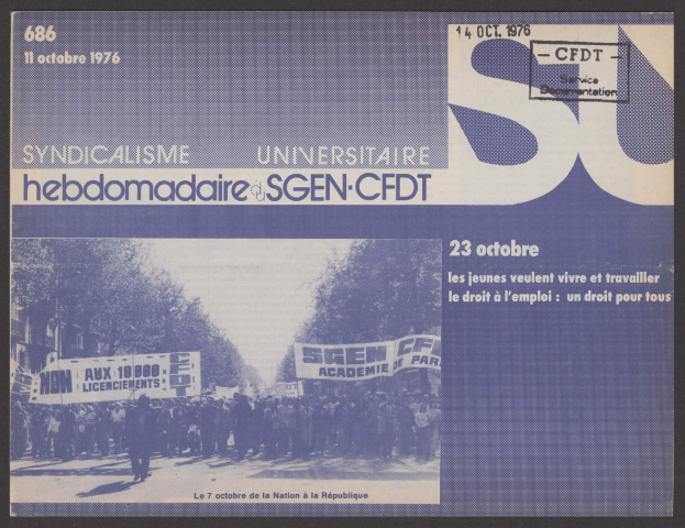 n°686, 11 octobre 1976