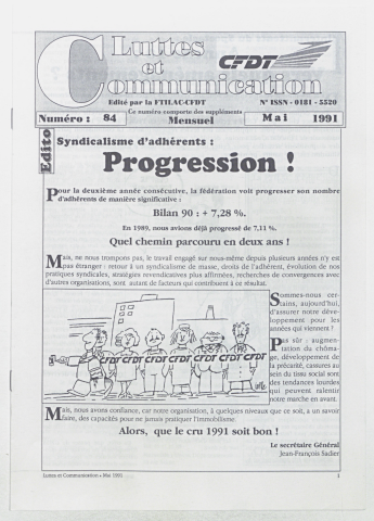 Luttes et communication n°84 de mai 1991