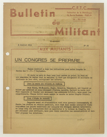 n°22, 8 juillet 1952