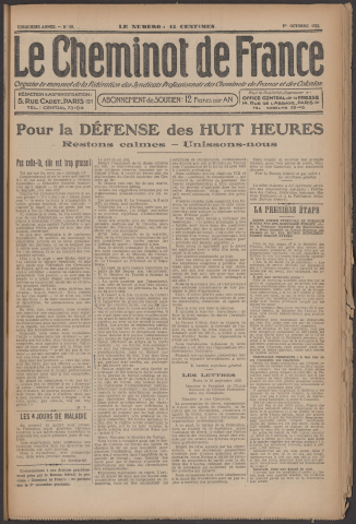 n°58, 1 octobre 1922