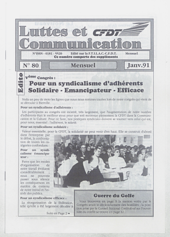 n°80 de janvier 1991